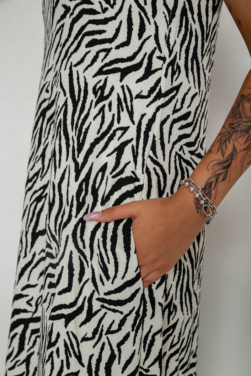 Платье жатка, цвет молочный, 102R5262 — изображение 5