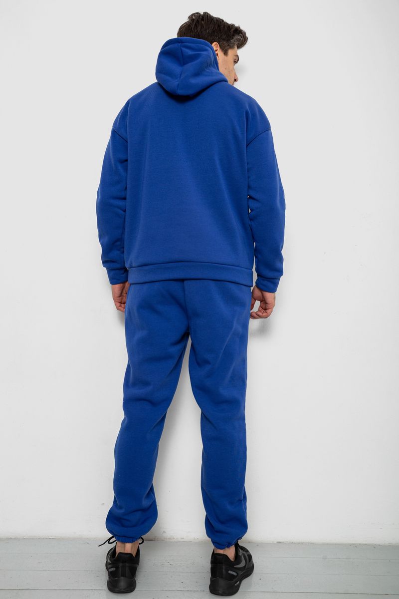 Спортивный костюм мужской на флисе, цвет синий, 238R029 — изображение 4