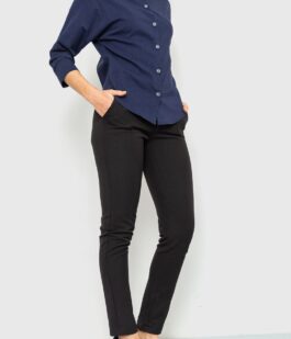 Блуза классическая, цвет темно-синий, 230R100-1