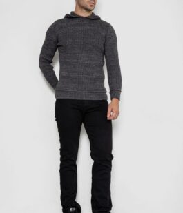 Джинсы мужские стрейч, цвет черный, 244R8525