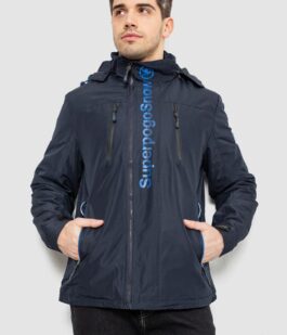 Куртка мужская демисезонная, цвет синий, 244RL26175