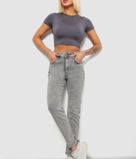 Джинсы женские, цвет серый, 244R1651S20