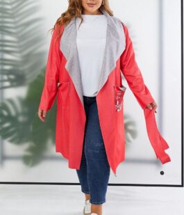 Кардиган женский, цвет коралловый, 257R5012