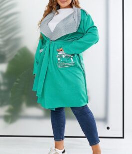 Кардиган женский, цвет зеленый, 257R5012