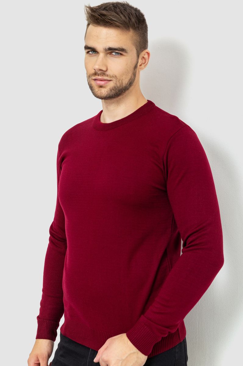 Свитер мужской однотонный