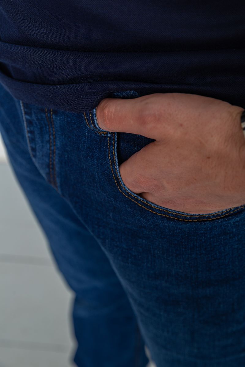 Джинси мужские, цвет синий, 244RW105 — изображение 5