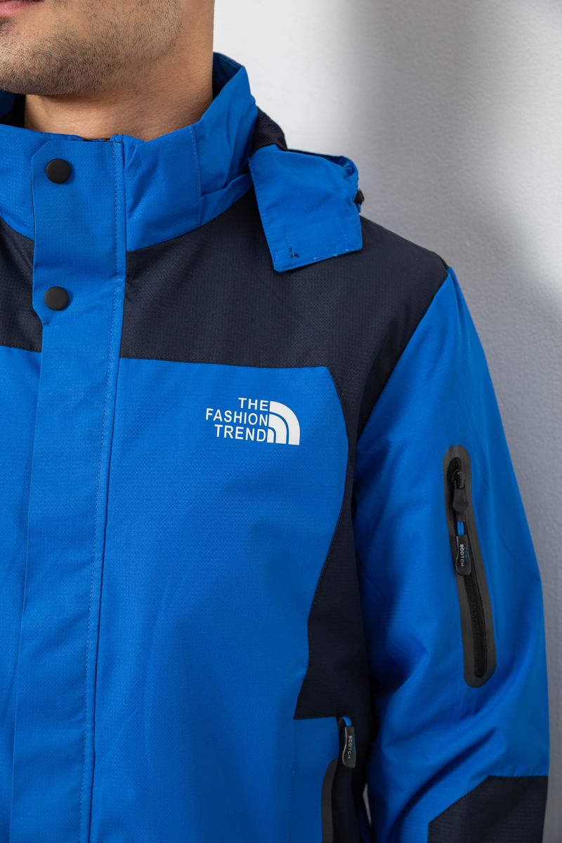 Ветровка мужская с принтом 244R2512, цвет Синий — изображение 7