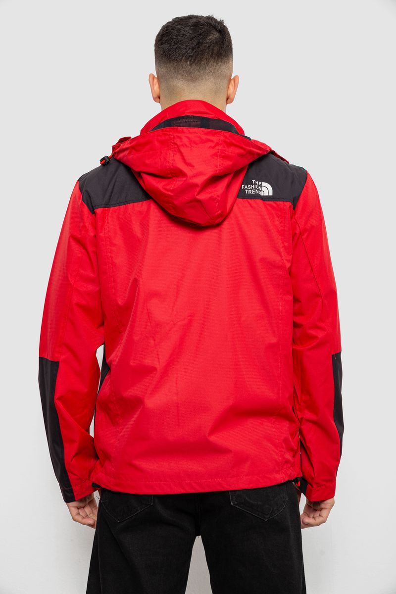 Ветровка мужская с принтом 244R2512, цвет Красный — изображение 5
