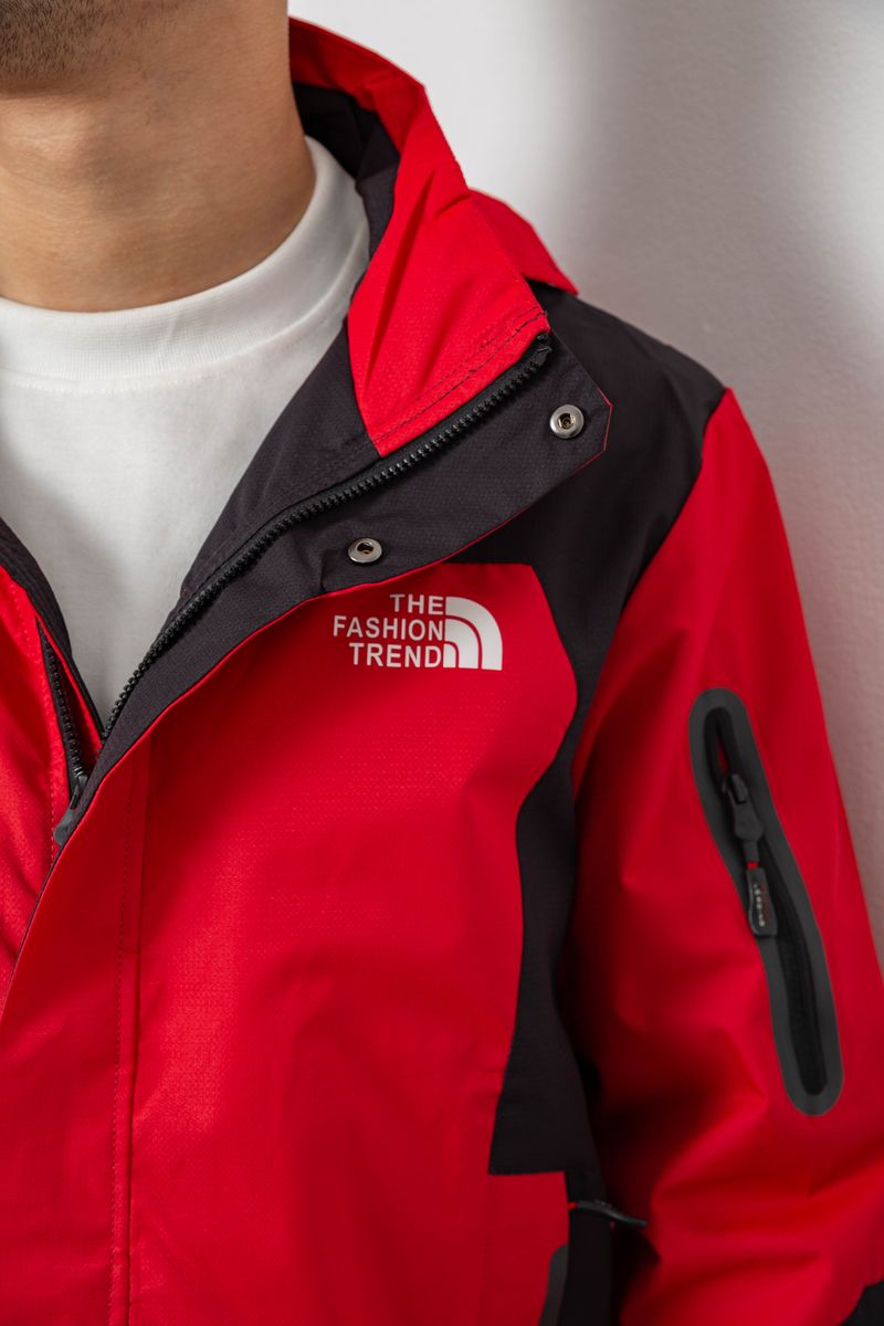 Ветровка мужская с принтом 244R2512, цвет Красный — изображение 6