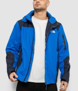 Ветровка мужская с принтом 244R2512, цвет Синий