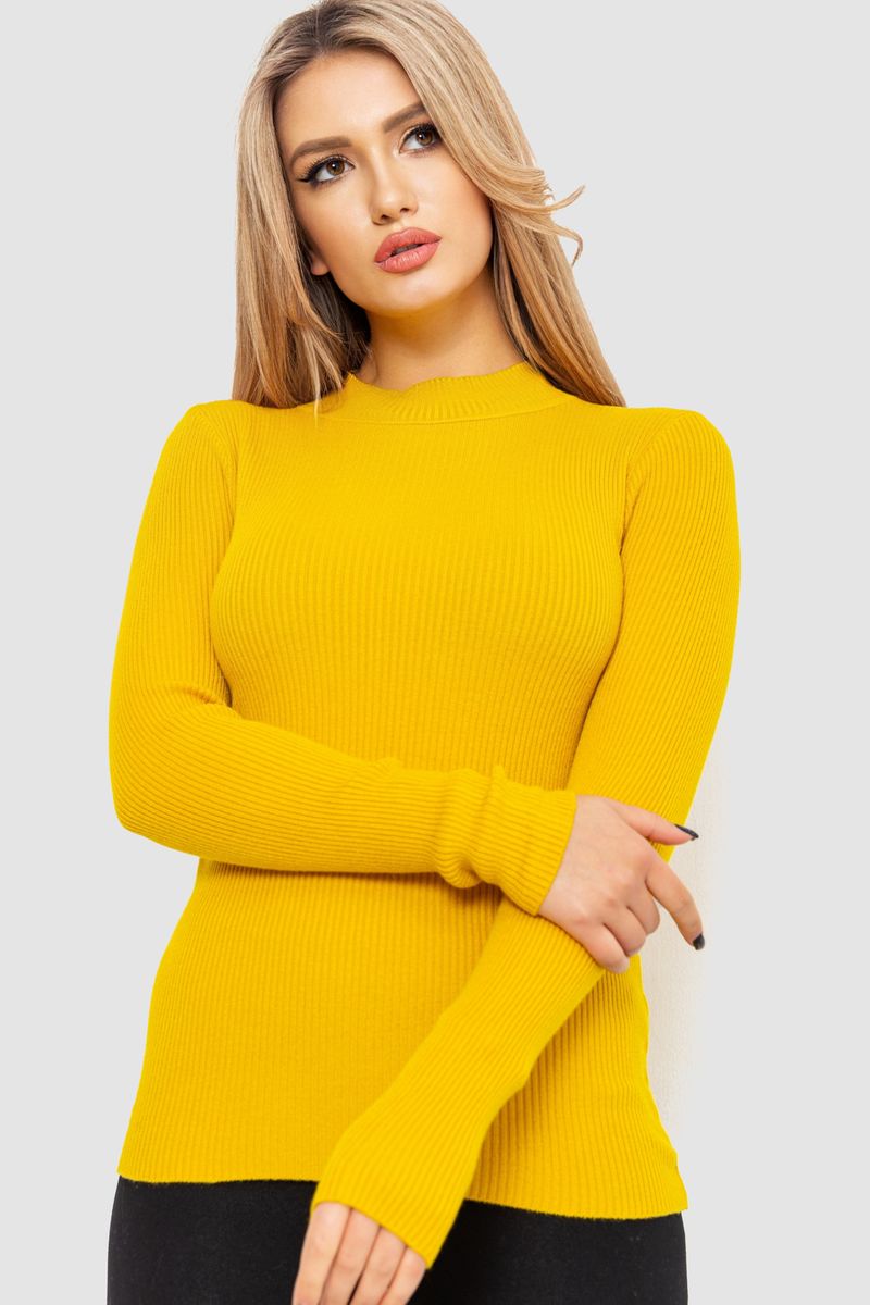 Водолазка женская в рубчик