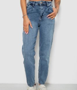 Джинсы женские однотонные Balon, цвет синий, 244R00270