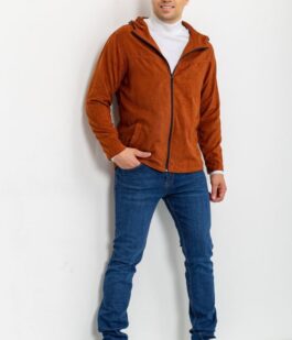 Ветровка  мужская на молнии, цвет терракотовый, 131R3009