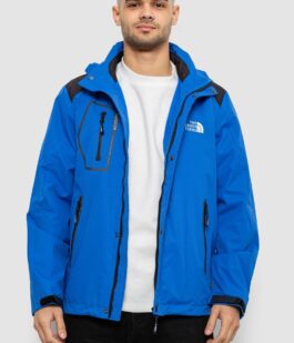 Ветровка мужская с принтом 244R2515, цвет Синий