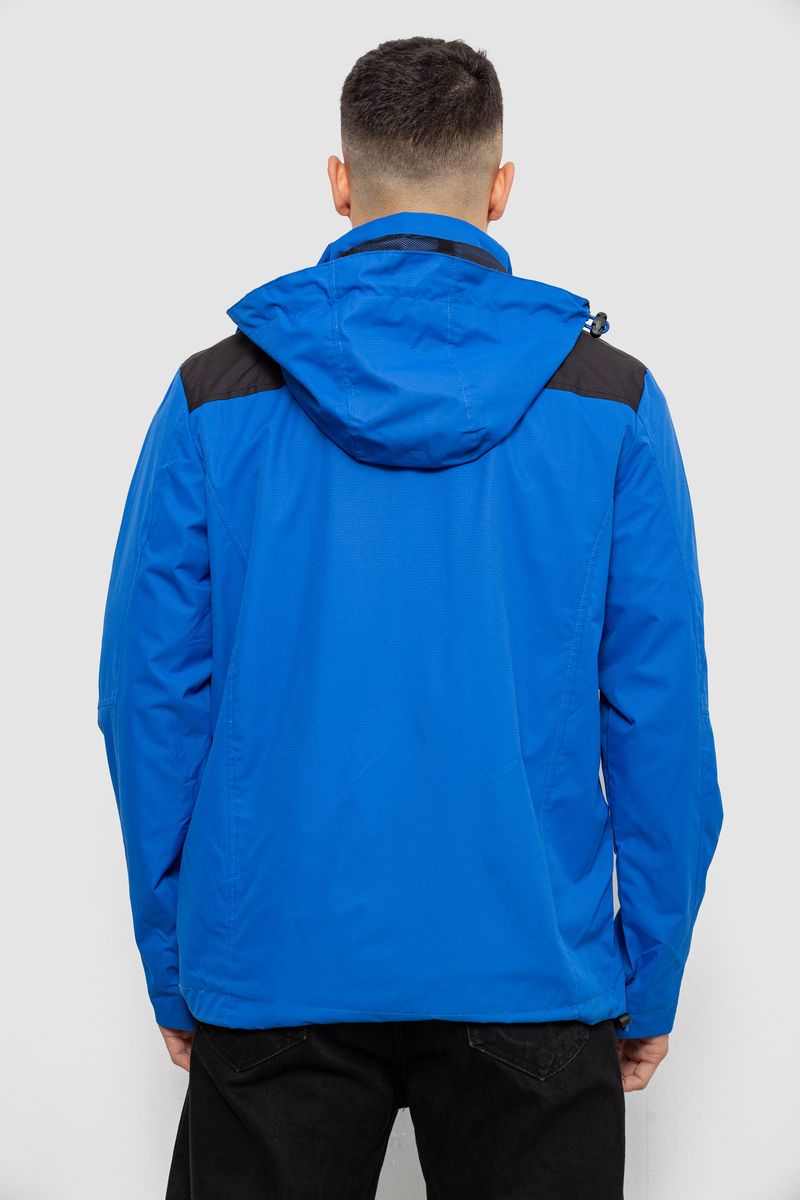 Ветровка мужская с принтом 244R2515, цвет Синий — изображение 5