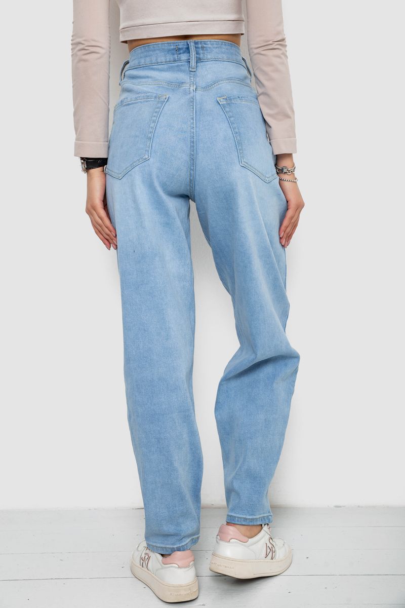 Джинсы женские MOM, цвет голубой, 255RM580 — изображение 4