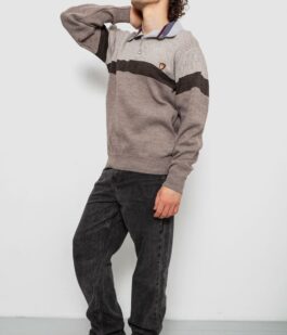 Свитер-обманка мужской, цвет мокко, 161R913