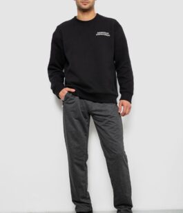 Спортивные штаны мужские однотонные, цвет серый, 244RY-406