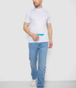 Футболка мужская с принтом, цвет белый, 244R0508