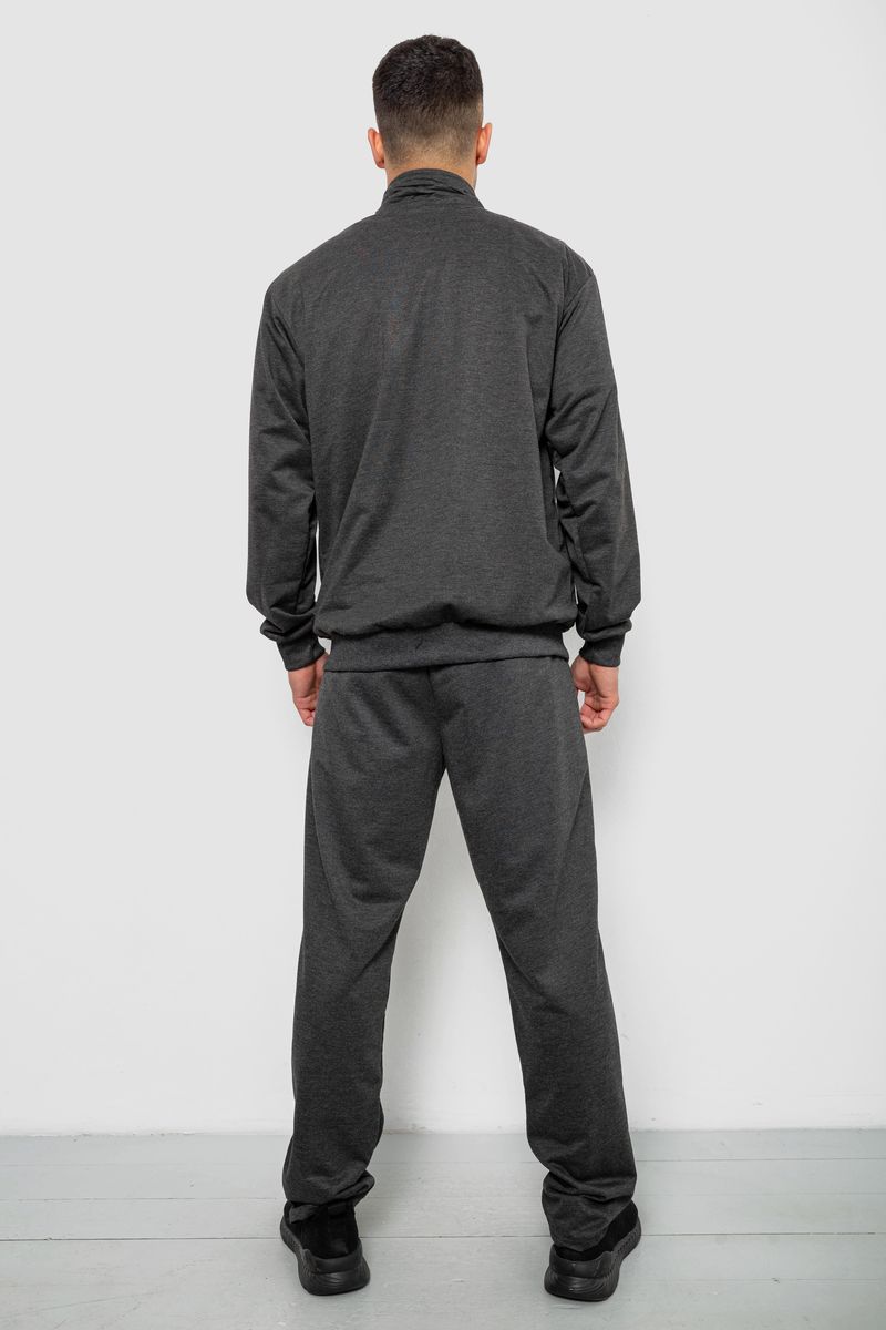 Спортивный костюм мужской двухнитка, цвет темно-серый, 244RY-951 — изображение 4