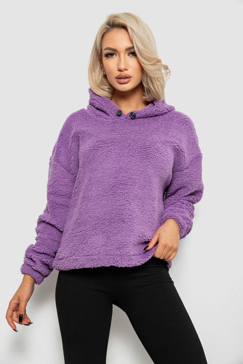 Худи женский однотонный с капюшоном