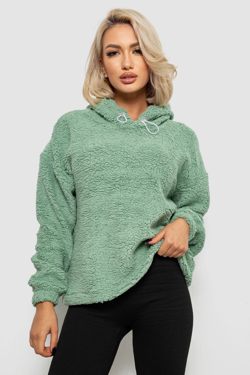 Худи женский однотонный с капюшоном