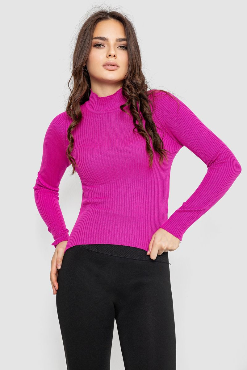 Водолазка женская в рубчик