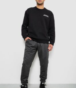 Спортивные штаны мужские однотонные, цвет серый, 244R41736