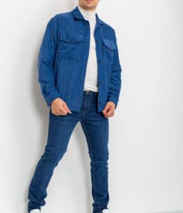 Ветровка  мужская на кнопках, цвет синий, 131R3022-1