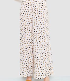 Брюки женские ткань штапель, цвет молочный, 102R330-1