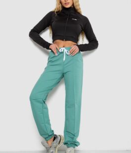 Спорт штани женские, цвет оливковый, 247R4670-1