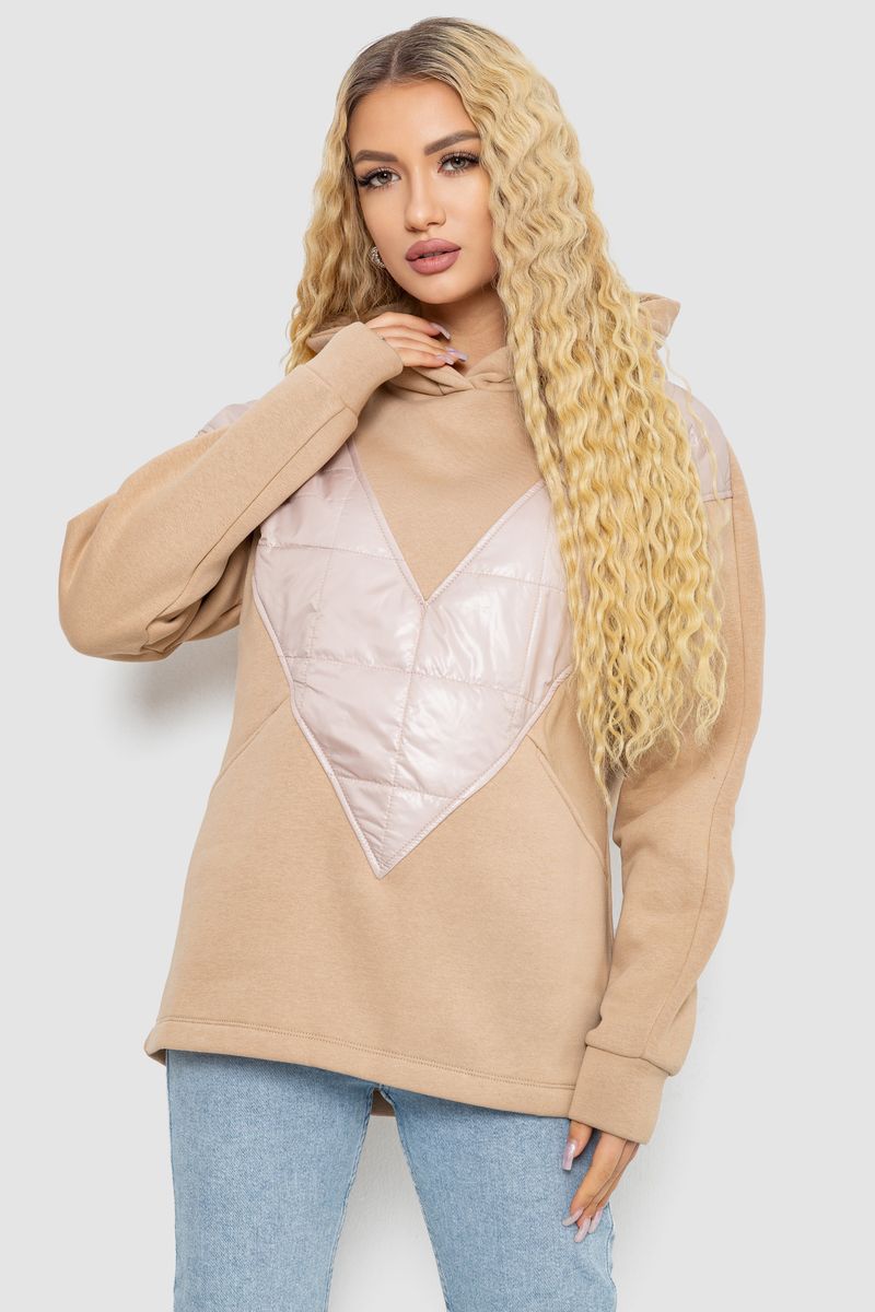 Худи женский на флисе трехнитка