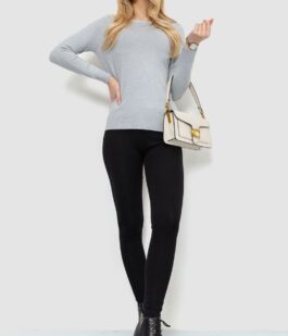 Кофта женская однотонная, цвет серый, 244R2033-1