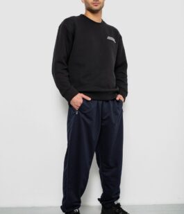 Спортивные штаны мужские однотонные, цвет синий, 244RY-428