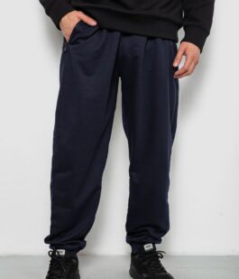 Спортивные штаны мужские однотонные, цвет синий, 244RY-428