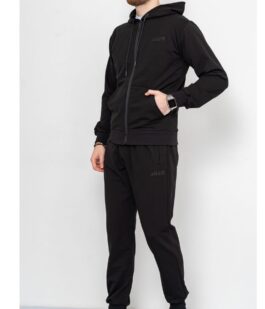 Спорт костюм мужской демисезонный, цвет черный, 241R175