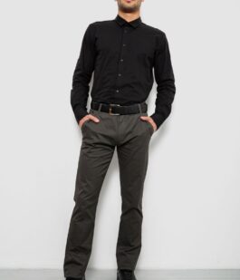 Брюки мужские классические, цвет хаки, 243RXK39-3