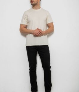 Футболка мужская однотонная, цвет кремовый, 238R155