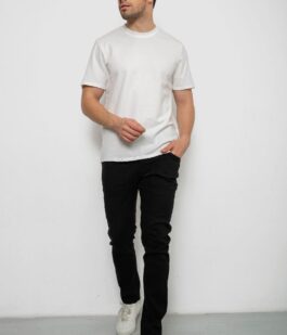 Футболка мужская однотонная, цвет молочный, 238R155