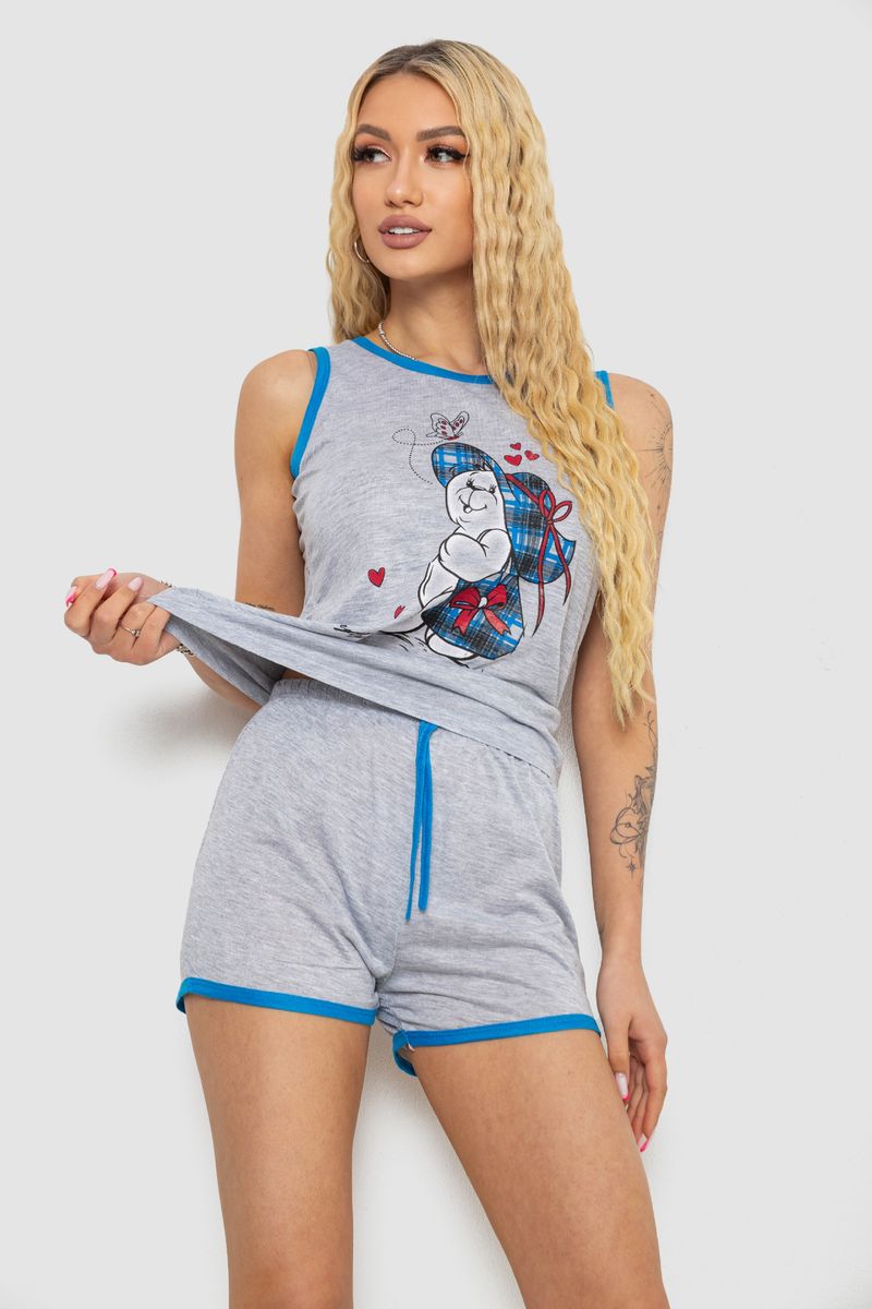 Пижама женская с принтом