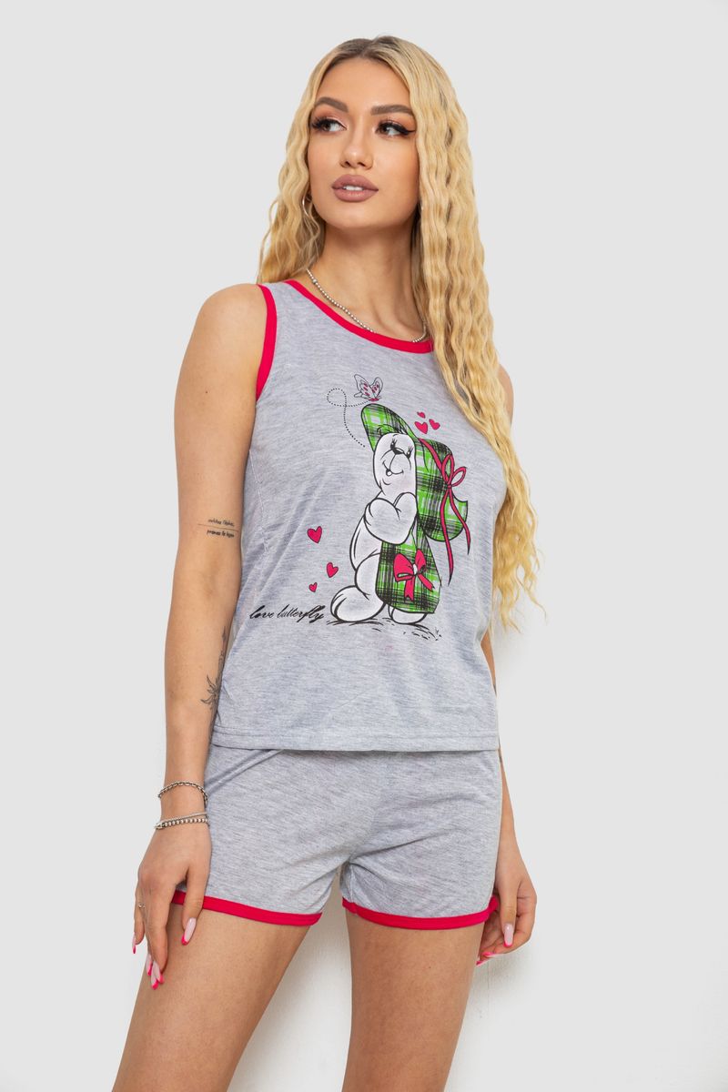 Пижама женская с принтом