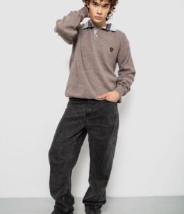 Свитер-обманка мужской, цвет мокко, 161R924