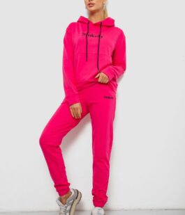 Спортивный костюм женский двухнитка, цвет розовый, 214R1419-006