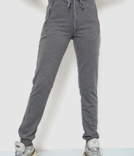 Спортивные штани женские, цвет светло-серый, 244R526