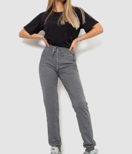 Спортивные штани женские, цвет светло-серый, 244R526