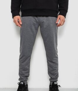 Спортивные штаны мужские однотонные, цвет светло-серый, 244R41608