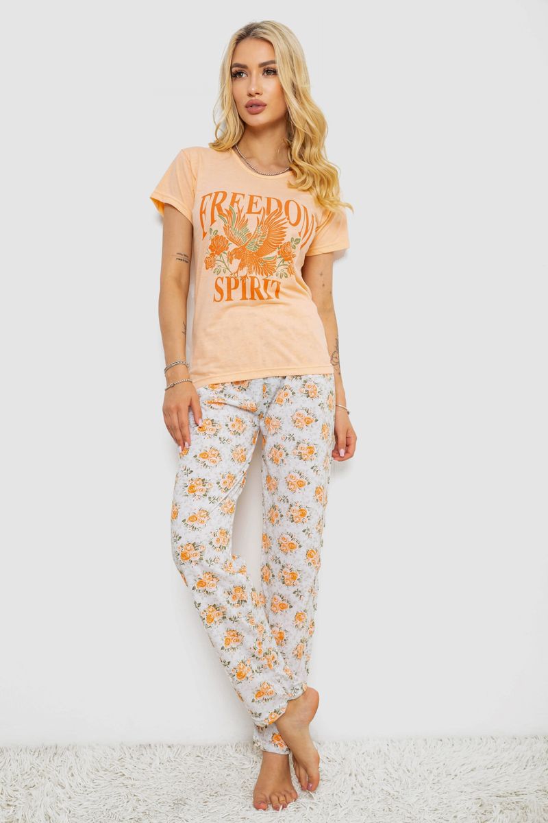 Пижама женская с принтом