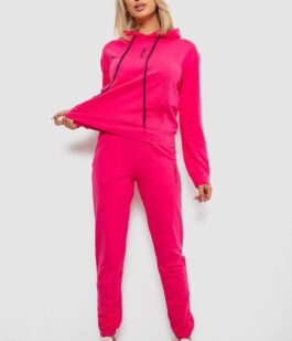 Спортивный костюм женский двухнитка, цвет розовый, 214R1419-001