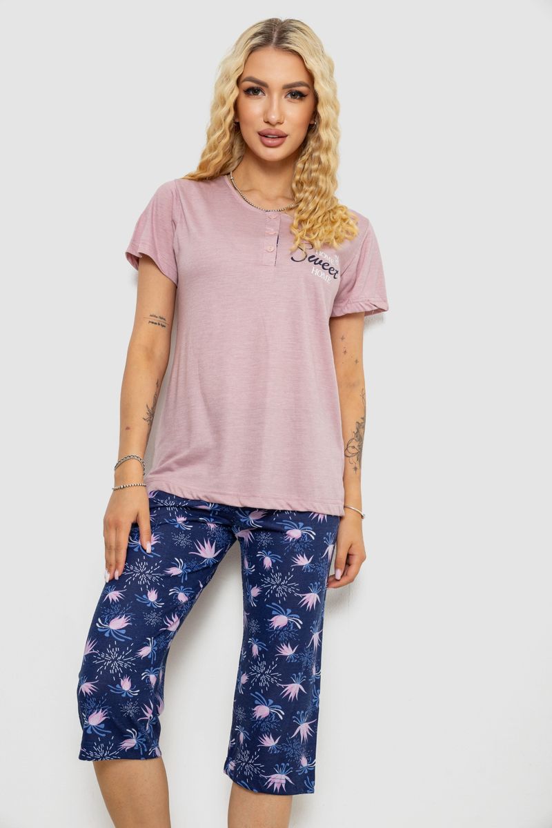 Пижама женская с принтом