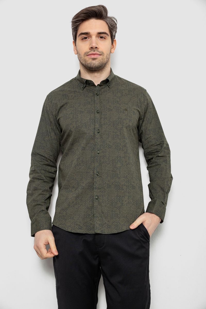 Рубашка мужская с принтом